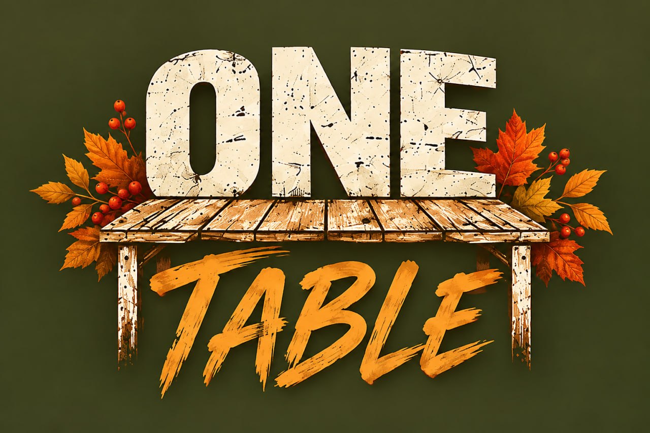 One Table &mdash; Thanksgiving Blessing