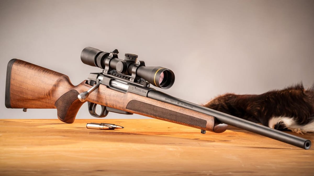 Stevens Model 334 rifle with Vortex Triumph HD scope and ammo